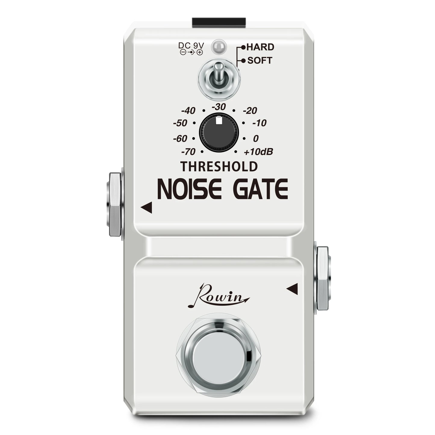 Noise Gate Pedal — Noise Killer Suppressor Effect with 2 Modes for Electric Guitar & Bass, True Bypass