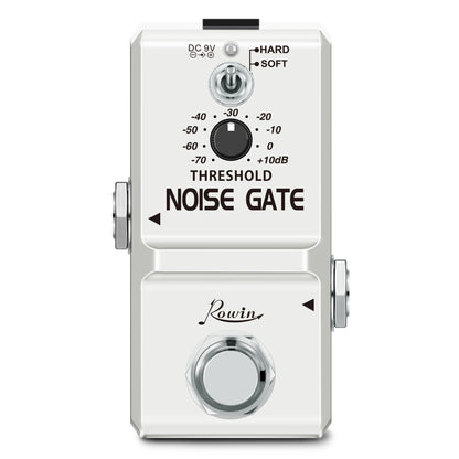 Noise Gate Pedal — Noise Killer Suppressor Effect with 2 Modes for Electric Guitar & Bass, True Bypass