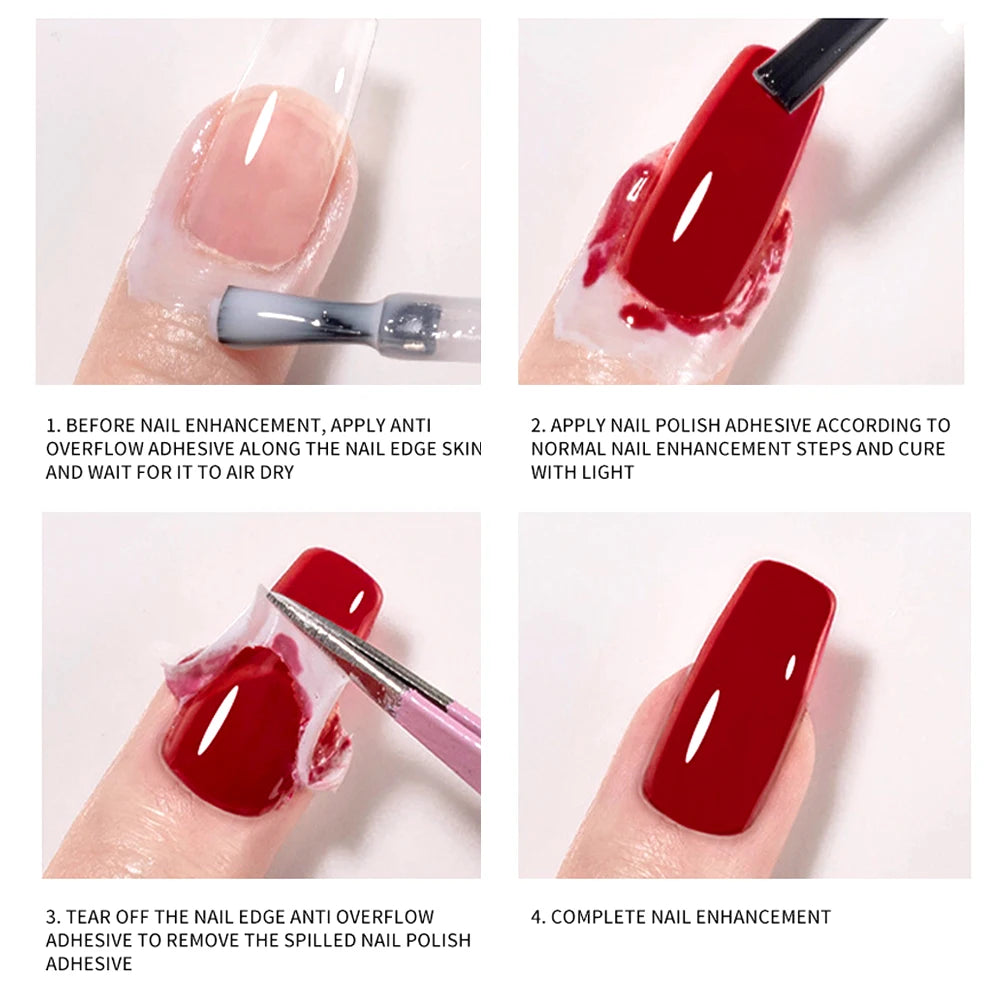15ml Nail Peel-Off Liquid Latex Tape – Cuticle Guard & Nail Edge Protector for Manicure