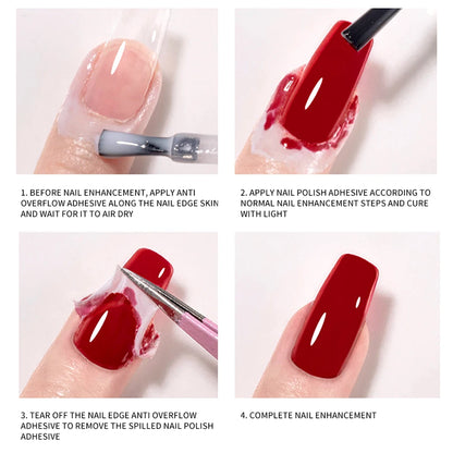15ml Nail Peel-Off Liquid Latex Tape – Cuticle Guard & Nail Edge Protector for Manicure