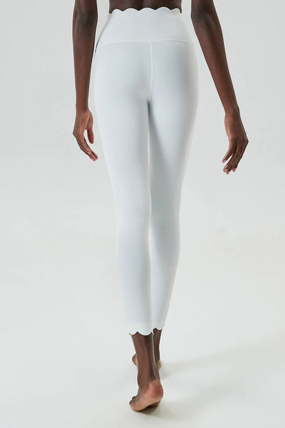 Women’s High Waist Sports Leggings – Solid Color Soft Yoga Pants & Breathable Gym Tights