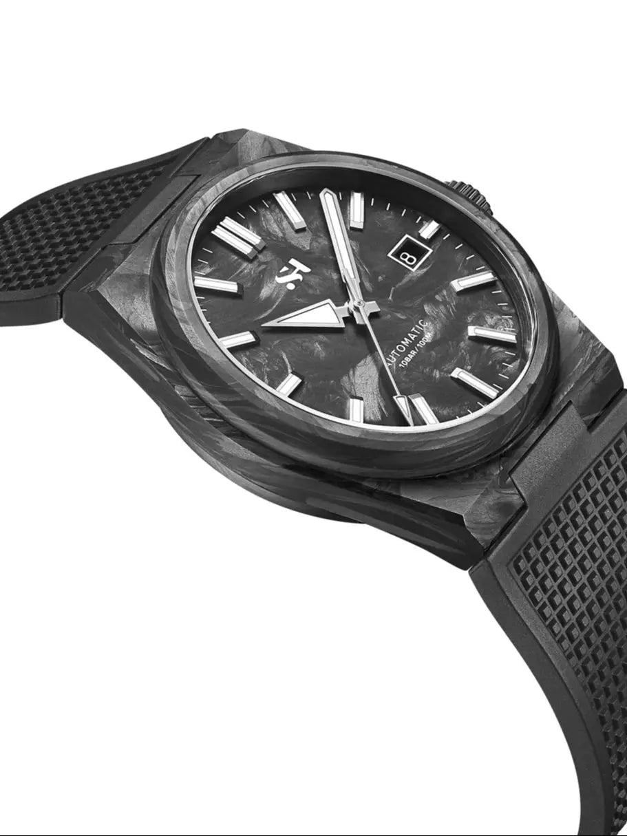 2024 New 40mm Carbon Automatic Diver Watch – Luxury PT5000 Movement, 100M Waterproof Men’s Watch