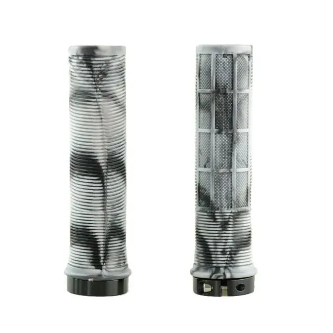 TPR Aluminum Alloy Lock-On Bicycle Handlebar Grips — Integrated Non-Slip MTB Cuffs for Bike Parts
