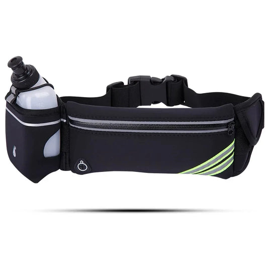 Waterproof Running Waist Bag - Sports Fanny Pack for Men & Women with Phone & Hydration Storage