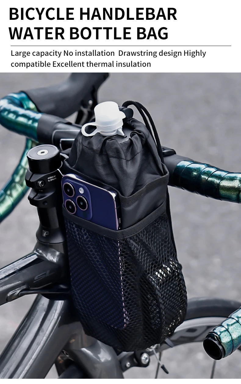ESLNF Bike Water Bottle Holder – Insulated Cycling Kettle Carrier Pouch for MTB & Road Bicycles