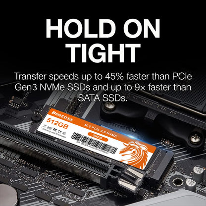 Bestoss NVMe M.2 SSD – 256GB, 1TB Internal Solid State Drive for Notebook, Gaming PC, Laptop