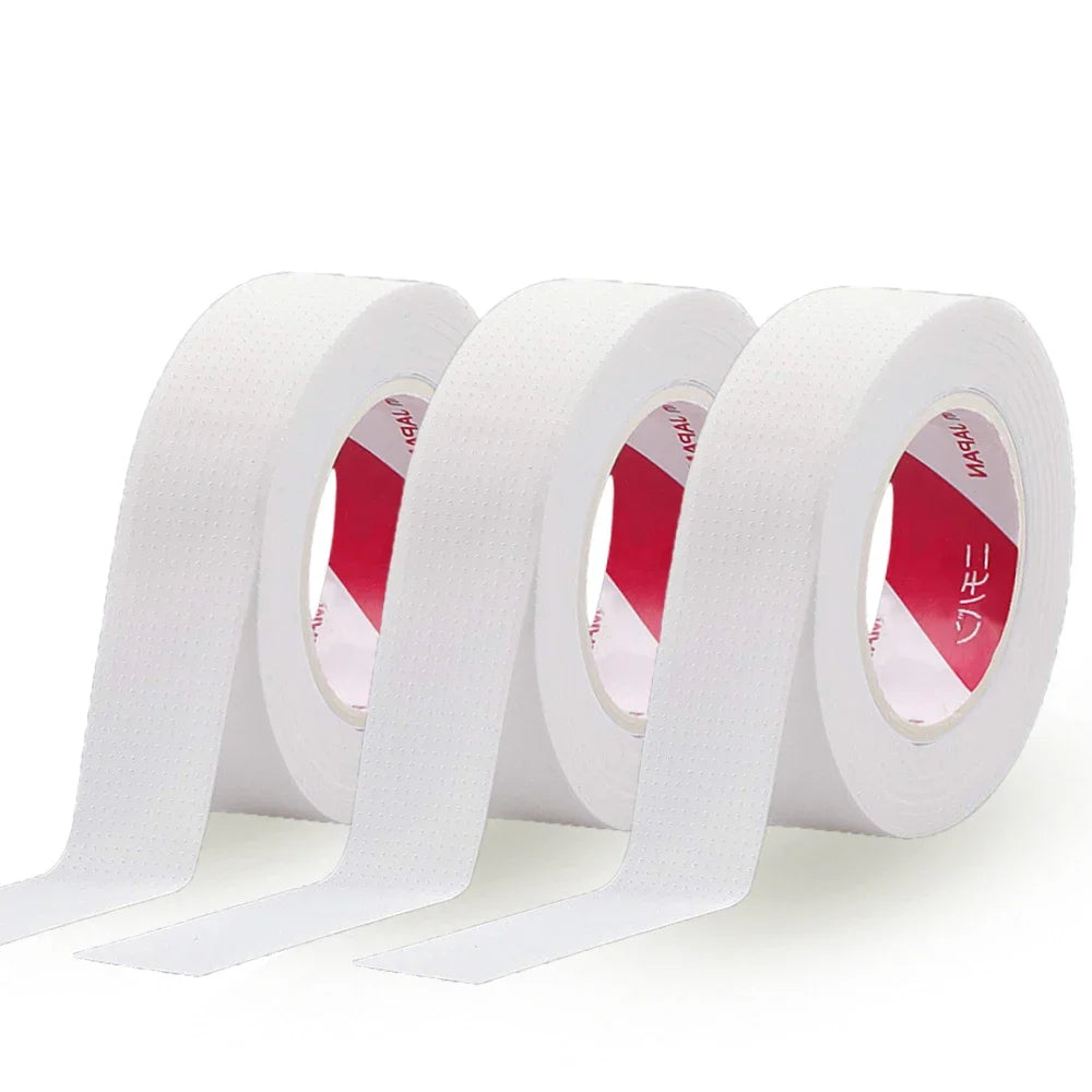 3/6 Rolls Eyelash Insulating Tape – Lint-Free, Breathable Non-Woven Under Eye Pads for Extensions