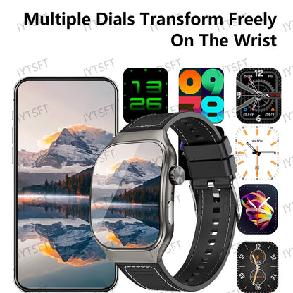 LAXASFIT 2.01-Inch Smart Watch - Bluetooth 5.3 HD Calling & Multiple Sports Modes for Men & Women