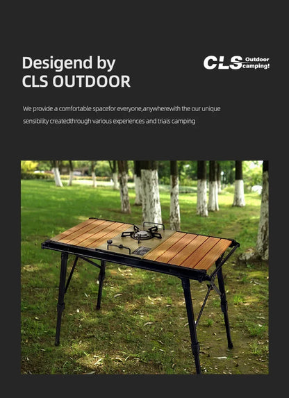 IGT Tactical Spliceable Table – Portable Outdoor Camping Table, Lightweight Aluminum Alloy for Picnic, Hiking & BBQ