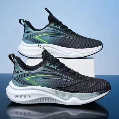 Men’s Summer Running Shoes – Cushioned Fitness Sneakers for Middle School Students & Sports Training