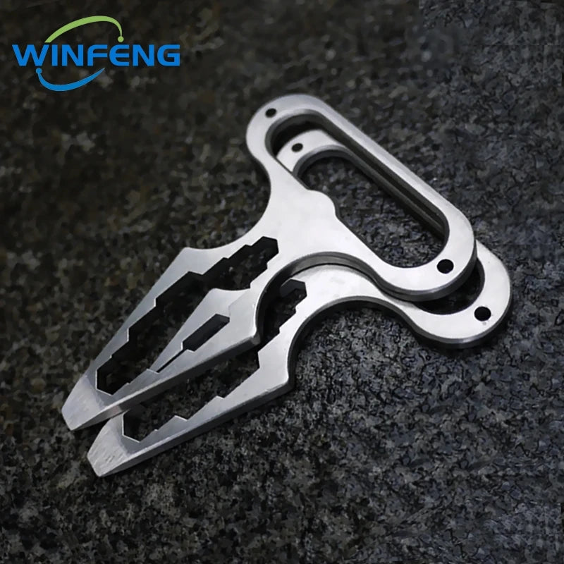 EDC Self-Defense Keychain Tool - Outdoor Survival Stinger with Bottle Opener & Wrench for Men & Women