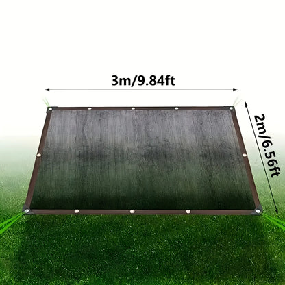 Black Garden Sunshade Mesh - UV Resistant Breathable Heat Block Cover for Greenhouse & Vegetable Garden Protection
