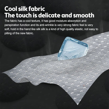 TIMOTRAS Ice Silk Car Seat Cushion - Breathable Summer Cooling Universal Seat Cover