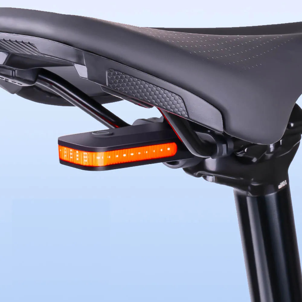 RAVEMEN CL01 Bike Taillight - USB Rechargeable LED Rear Light with Brake Sensor & Side Visibility