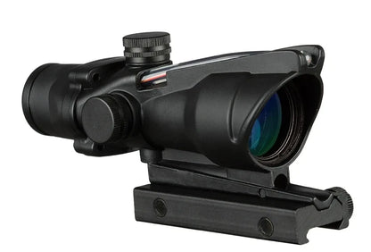 4X32 Hunting Riflescope – Fiber Optic Green & Red Dot Illuminated Reticle Tactical Sight