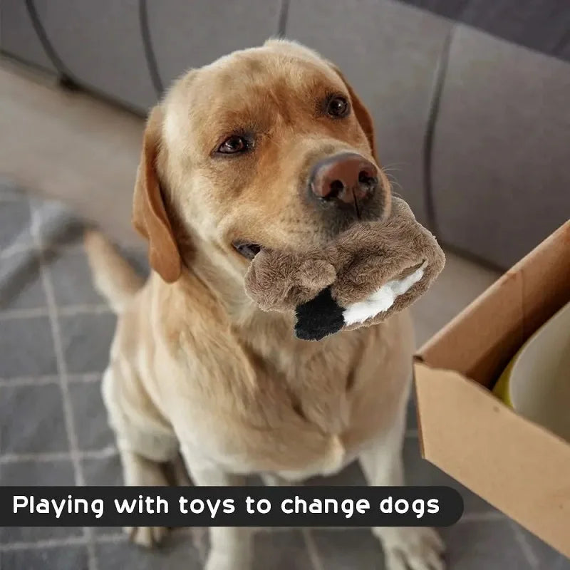 Plush Dog Toy with Animal Sound – Bite-Resistant Chew & Teething Toy for Pets, Vocal Holster Pet Product