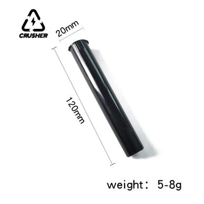 CRUSHER 10PCS King Size Cigarette Paper Tubes – Plastic Pill & Tablet Storage Container