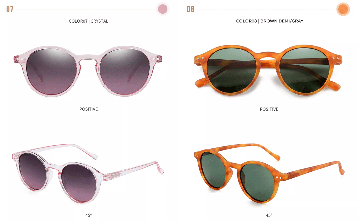 ZENOTTIC Retro Small Round Polarized Sunglasses – Vintage UV400 Shades for Men & Women