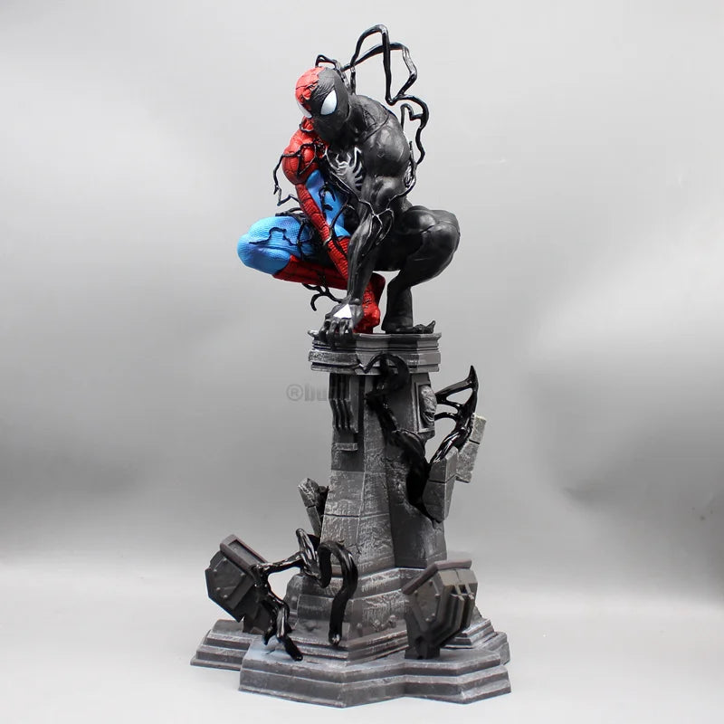 Spider-Man Venom Symbiote Figure – PVC Desktop Figurine Toy for Christmas Gifts & Collectors