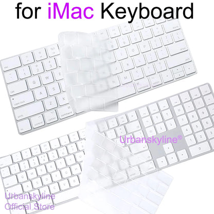 iMac Magic Keyboard Cover - Silicone Protective Skin for Apple A2449, A2450, A2520, A1644, A1843, A1314 & A1243
