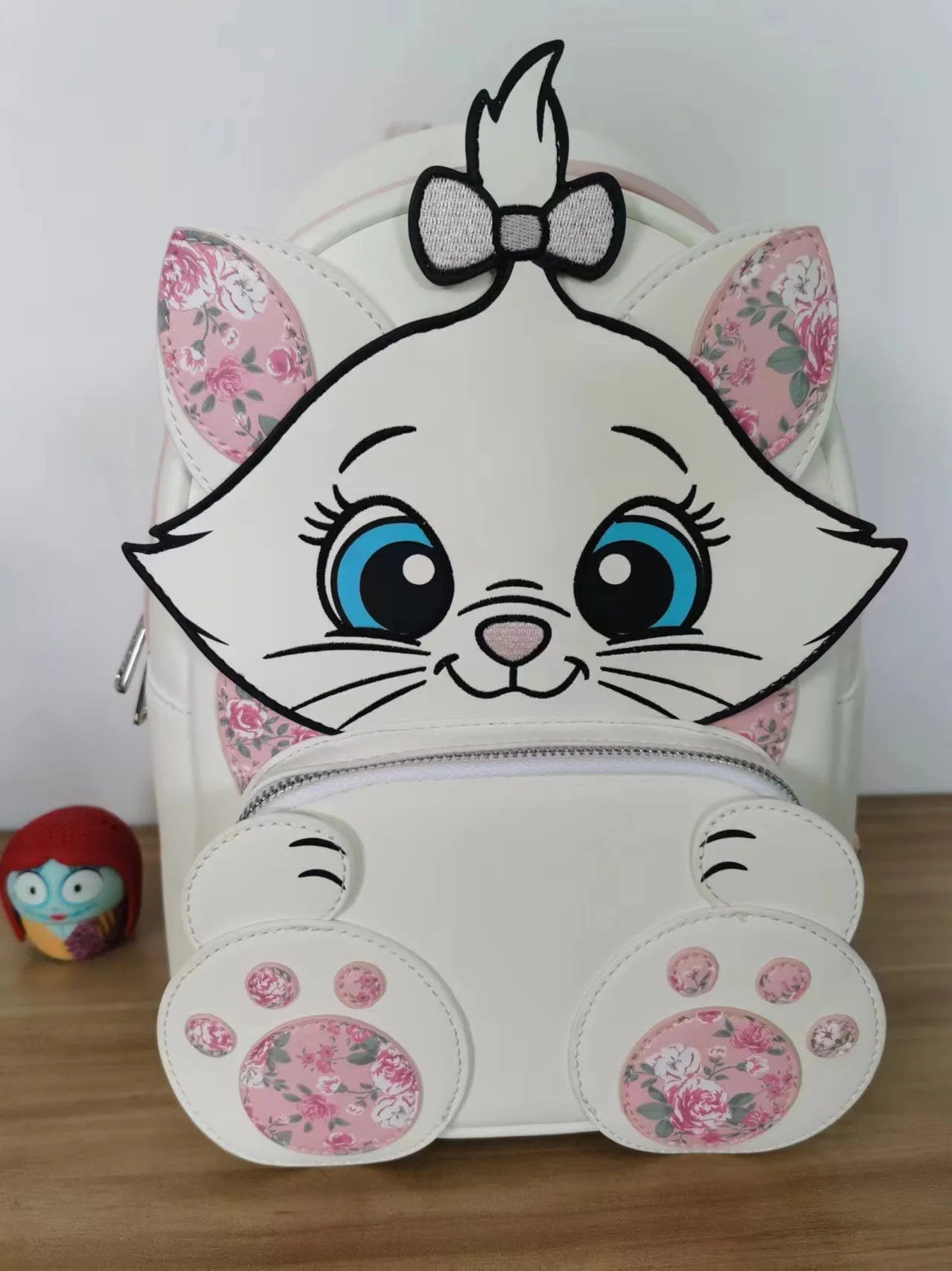 Disney Inside Out Sadness Mini Backpack – PU Leather Cartoon Rucksack for Girls, Cute Cosplay Storage Bag