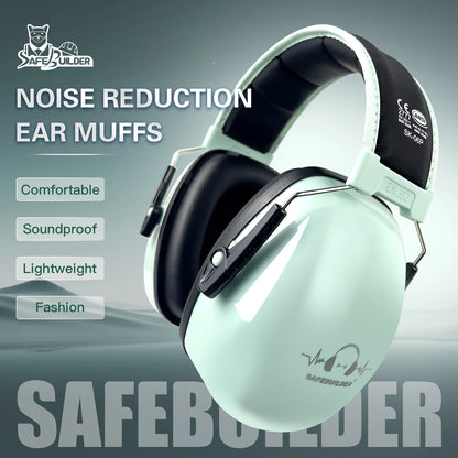 Adjustable Noise Reduction Ear Muffs NRR 28dB – SK-06P Hearing Protection Ear Defenders for Work, Mowing & Industrial Use