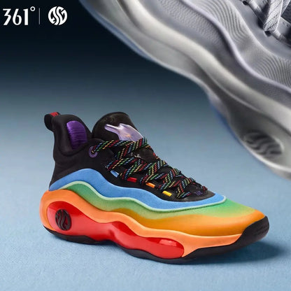 361 Degrees AG 6 Aaron Gordon Basketball Shoes - Men's Shock-Absorbing Wear-Resistant Sneakers 572611102