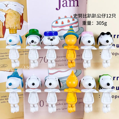 Hipper Angel Snoopy Blind Box | Kawaii Mini Anime Figure for Phone & Computer Decor
