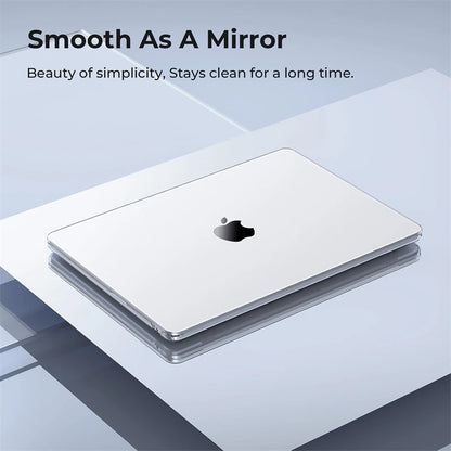 Crystal Clear MacBook Hard Case - Protective Cover for MacBook Air & Pro 13, 14, 15 & 16-inch Models