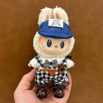 15-17CM Labubu Doll Clothes – Mini Plush Cotton Outfits for I, II, III Dolls, Party & Gift Accessories