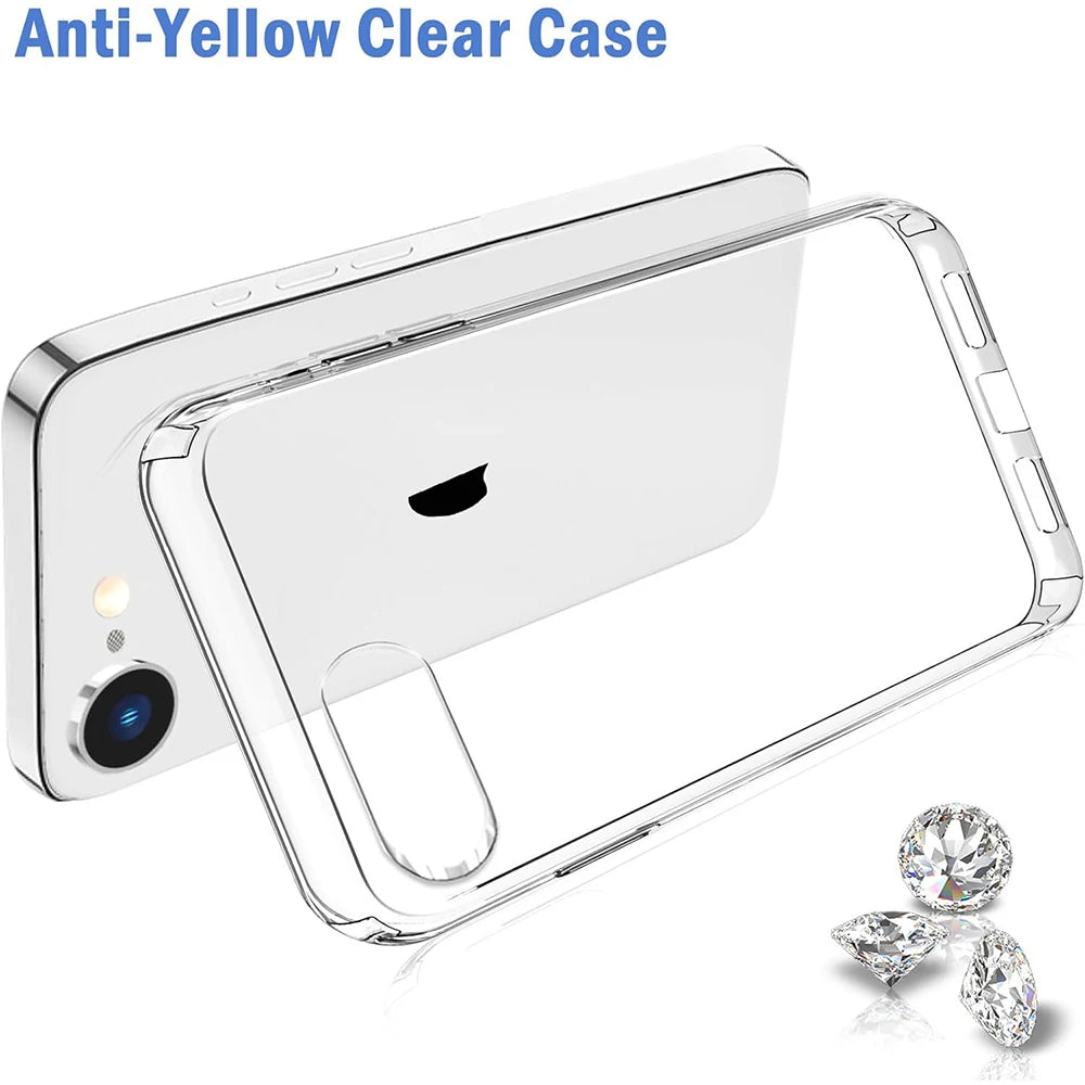 Clear Case for iPhone 16e - Transparent Protective Phone Cover