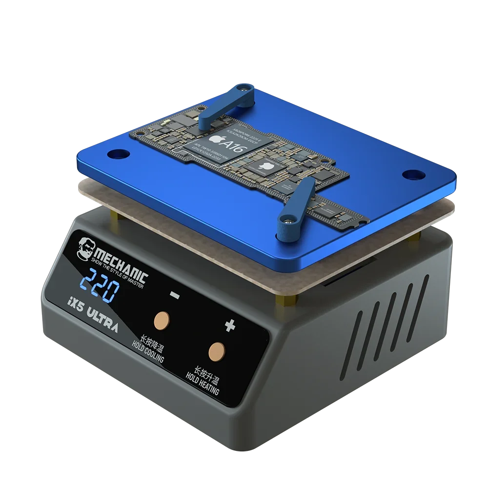 MECHANIC IX5 Universal Preheating Platform – Motherboard Layering, Tin Planting & Glue Removal Heating Table Tool