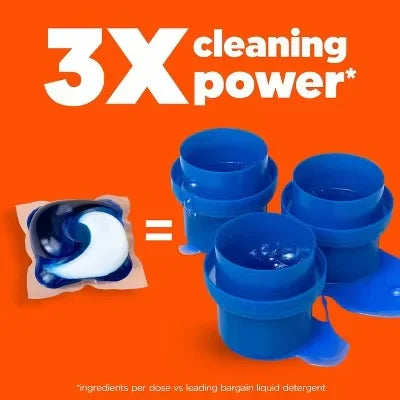 Spring Meadow Laundry Detergent Pods - HE Deep Cleaning Concentrated 8-Pack for Everyday Laundry