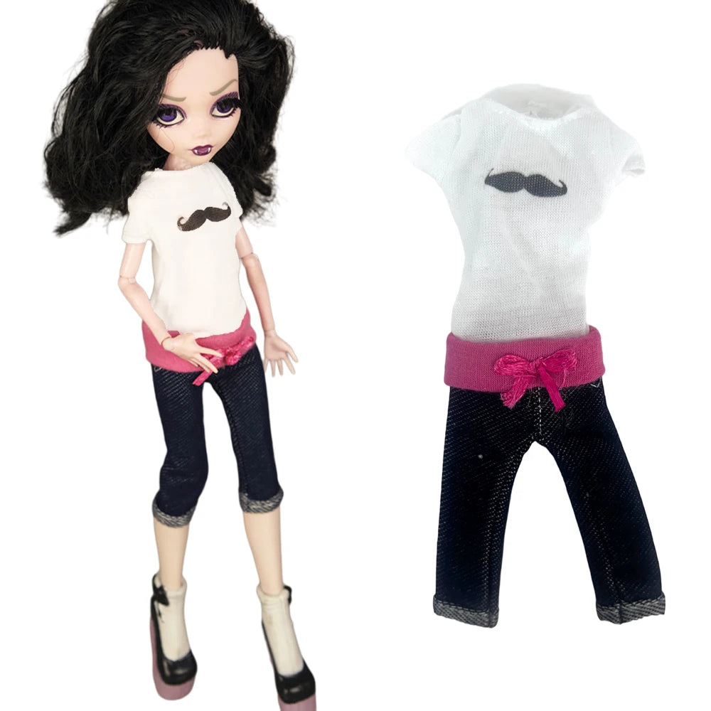 11-Inch Doll Clothes for 1/6 Dolls – Casual Dress & Fashion Outfits for 27 CM Girls' Dolls, DIY Toy Clothing