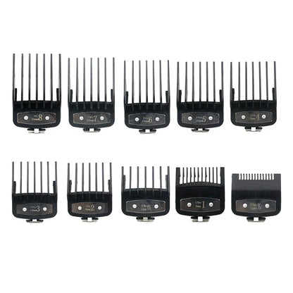 8/10PC Universal Hair Clipper Guard Set – Professional Limit Guide Combs for Wahl Trimmers & Barber Accessories