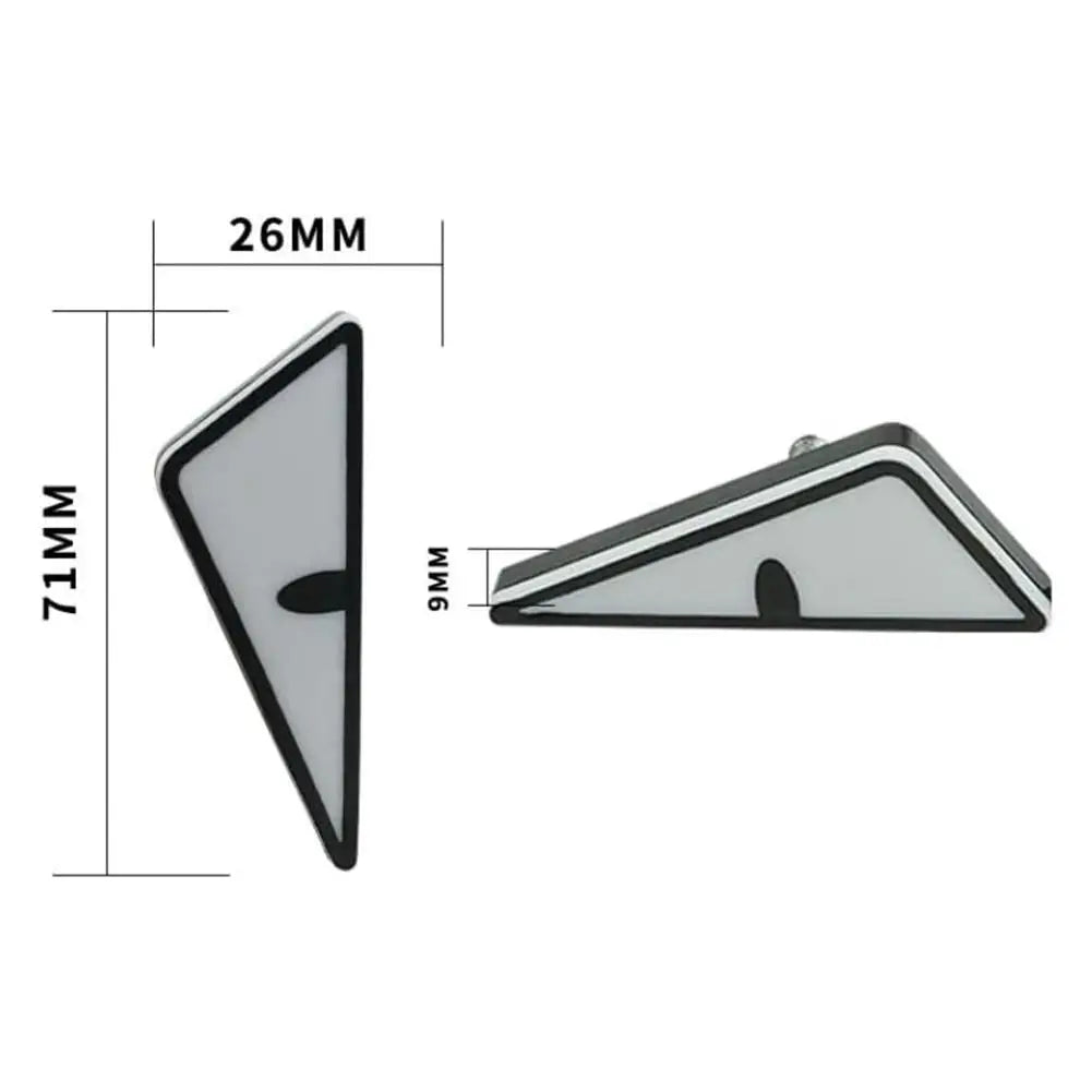 Universal Motorcycle LED Devil's Eyes Lights - Demon Eyes Mini Projector Headlight Lens Lamp for Car and Motorcycle Decoration
