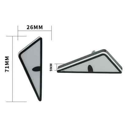 Universal Motorcycle LED Devil's Eyes Lights - Demon Eyes Mini Projector Headlight Lens Lamp for Car and Motorcycle Decoration