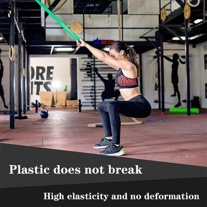 Bold Sports Elastic Pull-Up Auxiliary Belt - Men's and Women's Gym Pilates Exercise Equipment - Rubber Fitness Resistance Belt