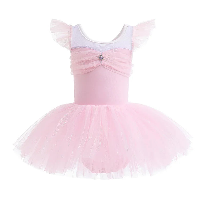 Girls Ballet Tutu Dress - Sequined Princess Party Costume for Dance & Stage Performances