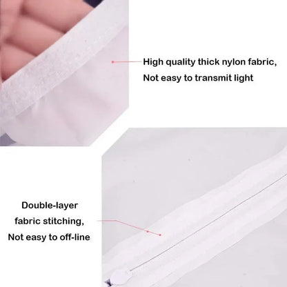 AirLock Portable AC Window Seal Kit 3/4M – Flexible Cloth Sealing Plate with Zip & Adhesive for Air Conditioner Window Vent Kit