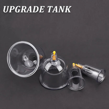 32-Jar Vacuum Cupping Therapy Set – Full Body Suction Cups for Massage, Physiotherapy & Self-Help Wellness Treatment