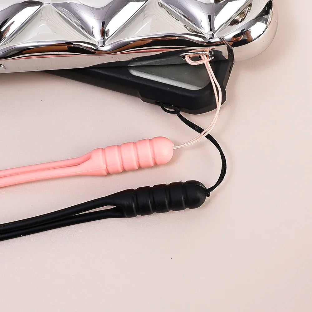 5/1PCS Silicone Phone Strap – Portable Hand Wrist Lanyard Chain for iPhone, Xiaomi, Samsung – Universal Anti-Lost Ropes