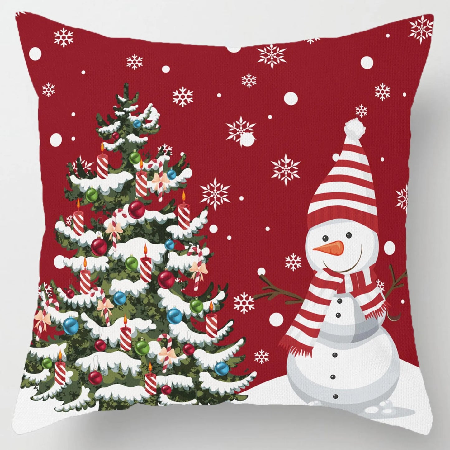 Christmas Pillowcase Set 45x45cm – Festive Cushion Covers for Home Décor & Holiday Gifts