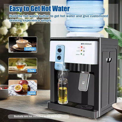 5 Gallon Top Loading Water Cooler Dispenser – Countertop Hot & Cold Drinking Machine
