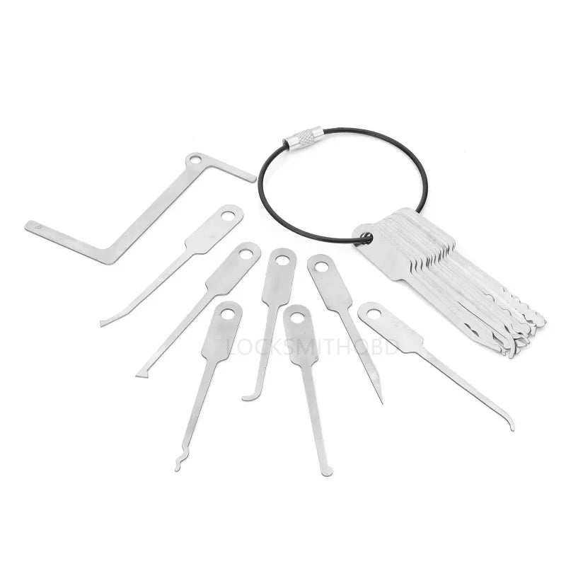 23-in-1 Universal Door Wrench Set - Portable Locksmith Tools for Door Opening and Emergency Use