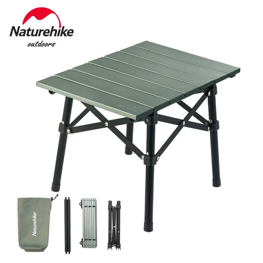 Naturehike Aluminum Folding Camping Table – Portable Outdoor Picnic & BBQ Table