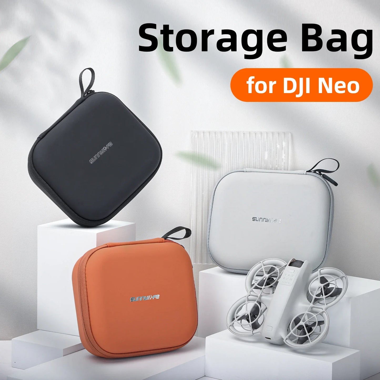 Portable Carrying Case for DJI Neo Drone – Hard PU Travel Storage Bag, Shockproof & Waterproof Protector for Accessories (2024)