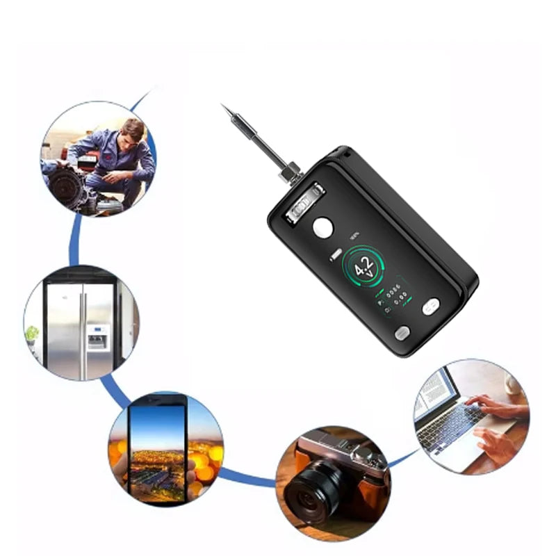 Yocan Uni 3 Portable Electronic Soldering Iron – 650mAh Adjustable 510 Thread Welding Tool (1.8V–4.2V)