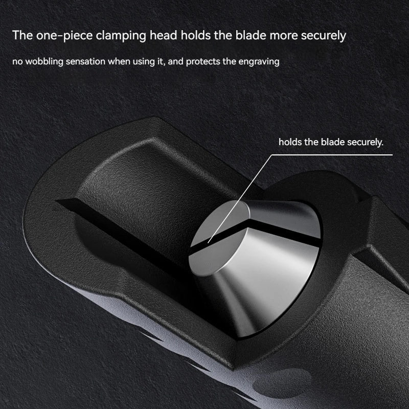 DIY Pen Carving Knife - 5 Interchangeable Horseshoe Art Blades Craft Cutting Tool