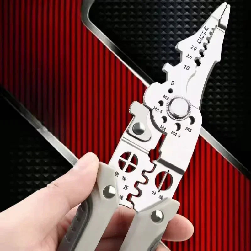 Multi-Functional Electrician Pliers - Wire Splitting & Stripping Tool for Electrical Work
